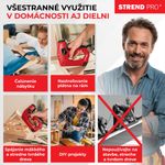 Tűzőgép Strend Pro J-123, elektromos, kapcsok 8-14 mm, szegek 15 mm
