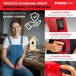 Tűzőgép Strend Pro J-123, elektromos, kapcsok 8-14 mm, szegek 15 mm