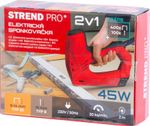 Tűzőgép Strend Pro J-123, elektromos, kapcsok 8-14 mm, szegek 15 mm