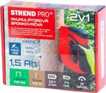 Sponkovačka Strend Pro J-126, 3,6 V, Li-ion, spony 4-10 mm, klince 10 mm