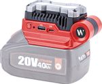 Svietidlo Worcraft CUA-S20Li ShareSYS, USB adaptér, 20V, Li-ion, 400 lm, 5w
