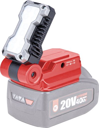 Svietidlo Worcraft CUA-S20Li ShareSYS, USB adaptér, 20V, Li-ion, 400 lm, 5w