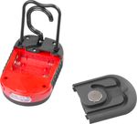 Worklight Strend Pro, pendant, LED 200 lm, magnet, with clip, red/blue, 3x AAA, Sellbox 12 pcs