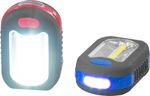 Munkalámpa Strend Pro Worklight, medál, LED 200 lm, mágnes, csipesszel, piros/kék, 3x AAA, csomag 12