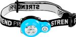 Fejlámpa Strend Pro Headlight, LED, 15 lm, mini, rózsaszín/kék, Sellbox 8 db