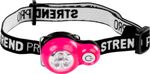 Fejlámpa Strend Pro Headlight, LED, 15 lm, mini, rózsaszín/kék, Sellbox 8 db