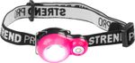 Fejlámpa Strend Pro Headlight, LED, 15 lm, mini, rózsaszín/kék, Sellbox 8 db