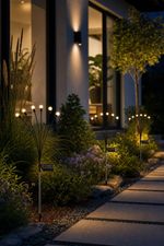 Lámpa Strend Pro Garden Firefly, napelemes, 6x LED, rozsdamentes acél, 72 cm