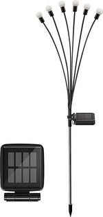 Lámpa Strend Pro Garden Firefly, napelemes, 6x LED, rozsdamentes acél, 72 cm