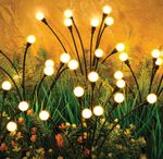 Lamp Strend Pro Garden Firefly, solar, 6x LED, stainless steel, 72 cm