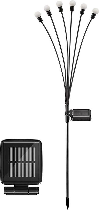 Lámpa Strend Pro Garden Firefly, napelemes, 6x LED, rozsdamentes acél, 72 cm