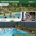 Árnyékoló háló SHADE.NET, 1,5x50 m, UV, 230 g/m2, 95% antracit