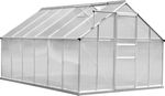 Üvegház Strend Pro Greenhouse, Alu, polikarbonát PC 6 mm, 250x370x195 cm