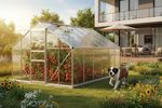 Skleník Strend Pro Greenhouse, Alu, polykarbonát PC 6 mm, 250x370x195 cm
