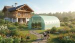 Palántázó Strend Pro Greenhouse, bejárható, fólia, fóliasátor, 300x600x200 cm