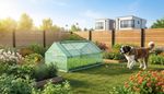 Cold Frame Strend Pro Greenhouse, foil, foil greenhouse, 180x140x94 cm