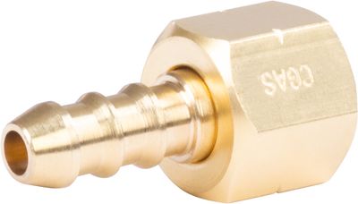 Nipple CGAS, for gas, one-way, thread G G1/4''-LH, with nut