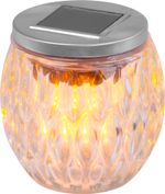 Lamp Strend Pro Garden, solar, flame effect, 6x LED, warm white, 10x10 cm, display box of 6 pcs