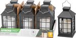 Lantern Strend Pro Garden, solar, flame effect, 10.5x10.5x19 cm, Sellbox 6 pcs