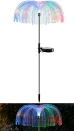 Lámpa Strend Pro Garden Meduse, napelemes, optikai szálak, színváltós, 75 cm