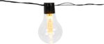 String lights Strend Pro Garden, bulb, solar, 10x LED, 2.7+3 m