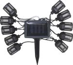 Füzér Strend Pro Garden, lámpás, napelemes, 10x LED, 1,8+2 m