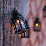 String lights Strend Pro Garden, lantern, solar, 10x LED, 1.8+2 m
