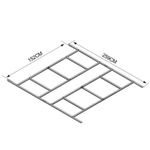 Floor Frame Strend Pro, for shed, for 2172911, 152x259 cm