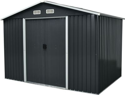 House Strend Pro, garden, sheet metal, anthracite, 301x236x214 cm