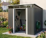 Shed Strend Pro, garden, sheet metal, anthracite, 238x199x202 cm