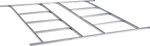 Floor Frame Strend Pro, for shed, for 2172941, 116x216 cm