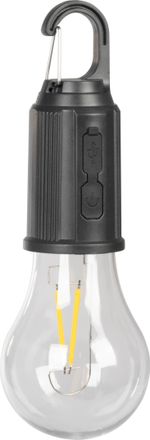 Kempinglámpa Strend Pro, LED, 100 lm, 400 mAh, USB-C töltés