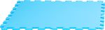 Mat EVA MT508, 500x500x8 mm, blue, pack. 9 pcs, STRONG, for pool
