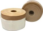Covering Film Strend Pro, 1100 mm, L-25 m, PE, painter's, with fabric adhesive tape, protective for