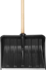 Snow Pusher Snowman M0, 400x310 mm, PVC, with wooden handle