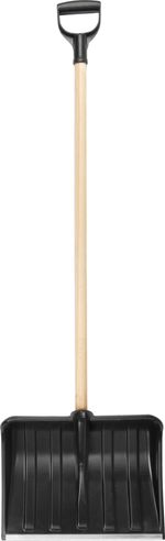 Snow Pusher Snowman M0, 400x310 mm, PVC, with wooden handle