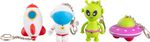 Keychain Light Strend Pro, pendant with sound, rocket/UFO/astronaut/spaceship, LED 5 lm, Sellbox 24