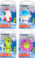 Svietidlo Strend Pro Keychain, kľúčenka, prívesok so zvukom, raketa/ufo/kozmonaut/vesmírna loď, LED 5 lm, Sellbox 24 ks