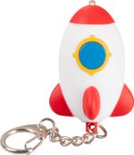 Kulcstartó lámpa Strend Pro Keychain, kulcstartó, hangot adó medál, rakéta/ufo/űrhajós/űrhajó, LED 5