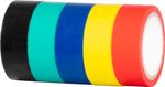 Tape Strend Pro, 19 mm, L-5 m, PVC, max. 80°C, 600V, insulating, various colors, adhesive, pack of 5
