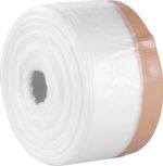 Fólia krycia Strend Pro, 550 mm, L-30 m, PE, maliarska, s látkovou lepiacou páskou, zakrývacia na podlahu