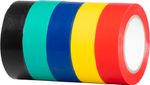 Szalag Strend Pro, 19 mm, Hossz: 10 m, PVC, max. 80°C, 600V, szigetelő, vegyes színek, ragasztó, cso