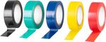 Szalag Strend Pro, 19 mm, Hossz: 10 m, PVC, max. 80°C, 600V, szigetelő, vegyes színek, ragasztó, cso