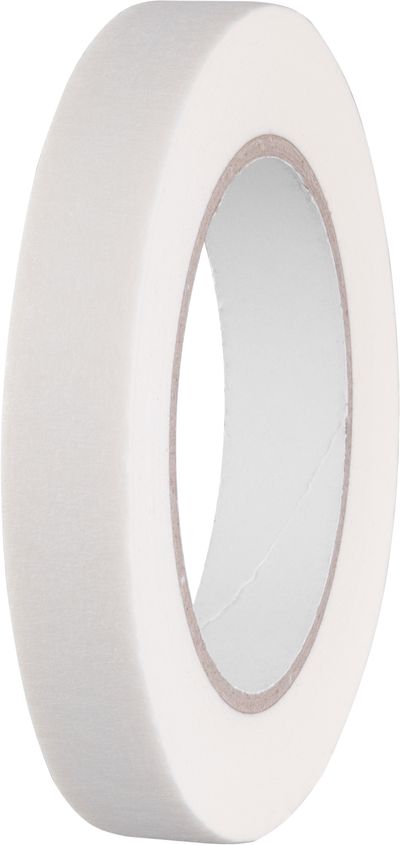 Szalag Strend Pro, 19 mm, L-50 m, Krepp, festő, maszkoló, ragasztó, fehér