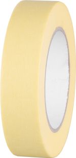 Tape Strend Pro, 30 mm, L-50 m, 80°C, painter's, masking, adhesive, yellow