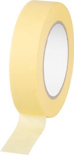 Szalag Strend Pro, 30 mm, Hossz: 50 m, 80°C, festő, maszkoló, ragasztó, sárga