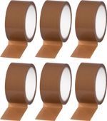 Szalag Strend Pro, 48 mm, L-50 m, 45 µm OPP, csomagoló, ragasztó, barna, csomag 6 db