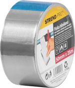 Tape Strend Pro, 50 mm, L-25 m, Alu, reinforced, adhesive, aluminum