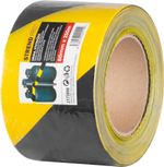 Tape Strend Pro, 80 mm, L-250 m, PE, warning, yellow/black