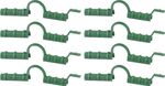 Clips Strend Pro, for film attachment, for hotbeds, for foil tunnels, green, 8 mm, pack. 8 pcs